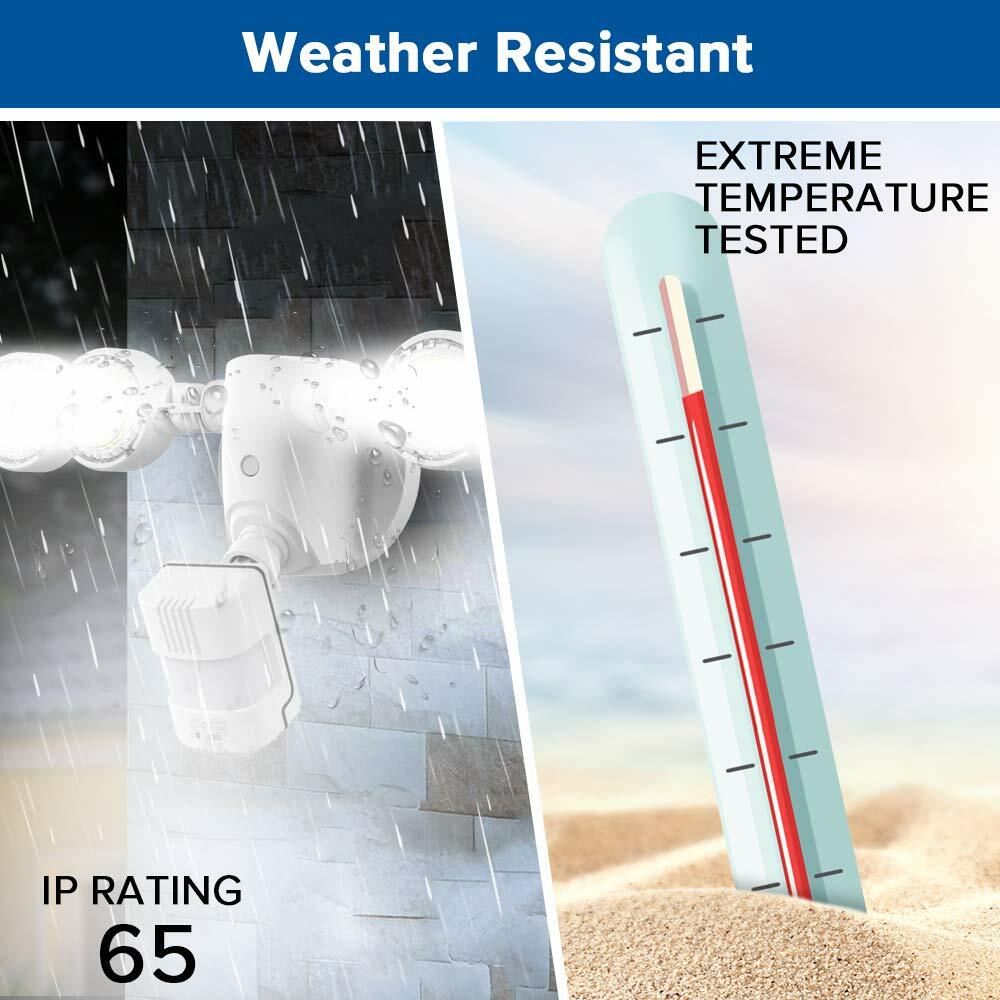 LED Motion Sensor Outdoor Security Light Wall Mounted Bright Floodlight SANSI