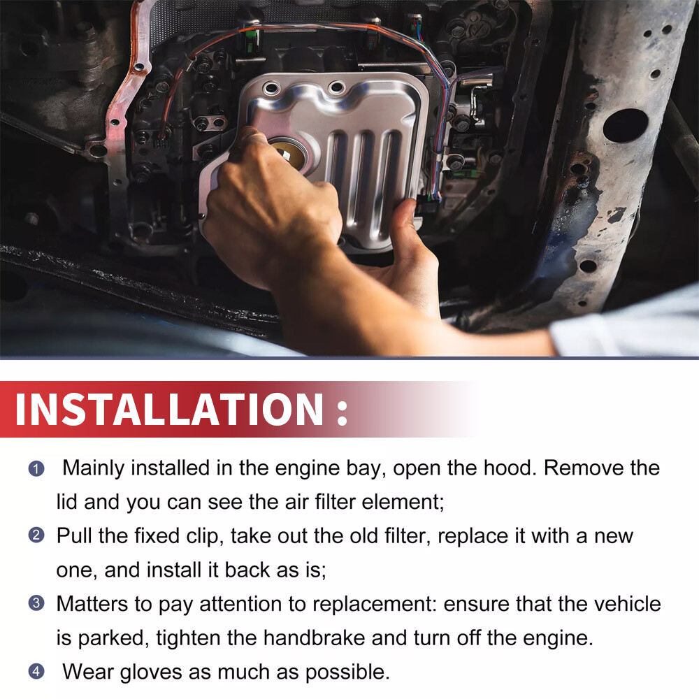 Transmission Filter+Oil Pan Gasket Kit For Toyota Camry OE#3533028010 3533006010