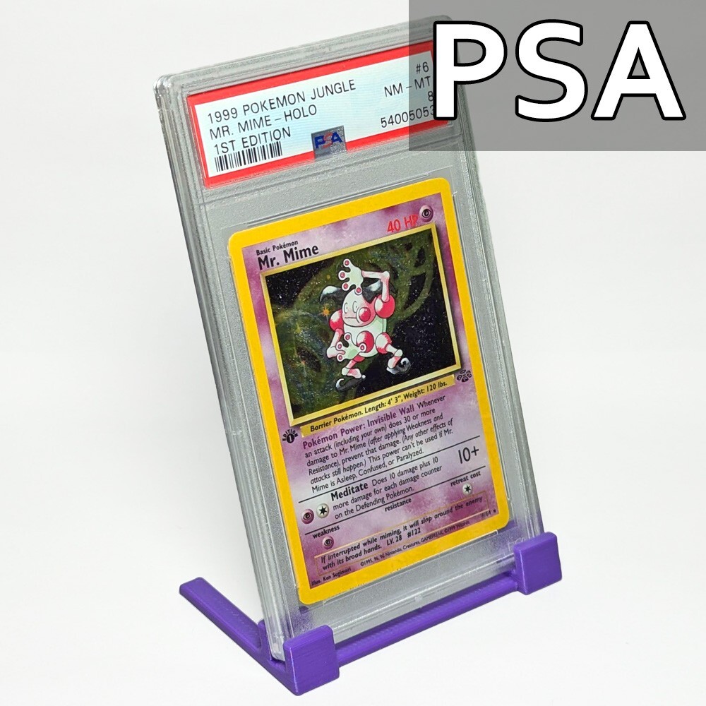PSA Graded Card Stand Holder Display ⭐ 5-pack ⭐ Color Options ⭐ Original Design