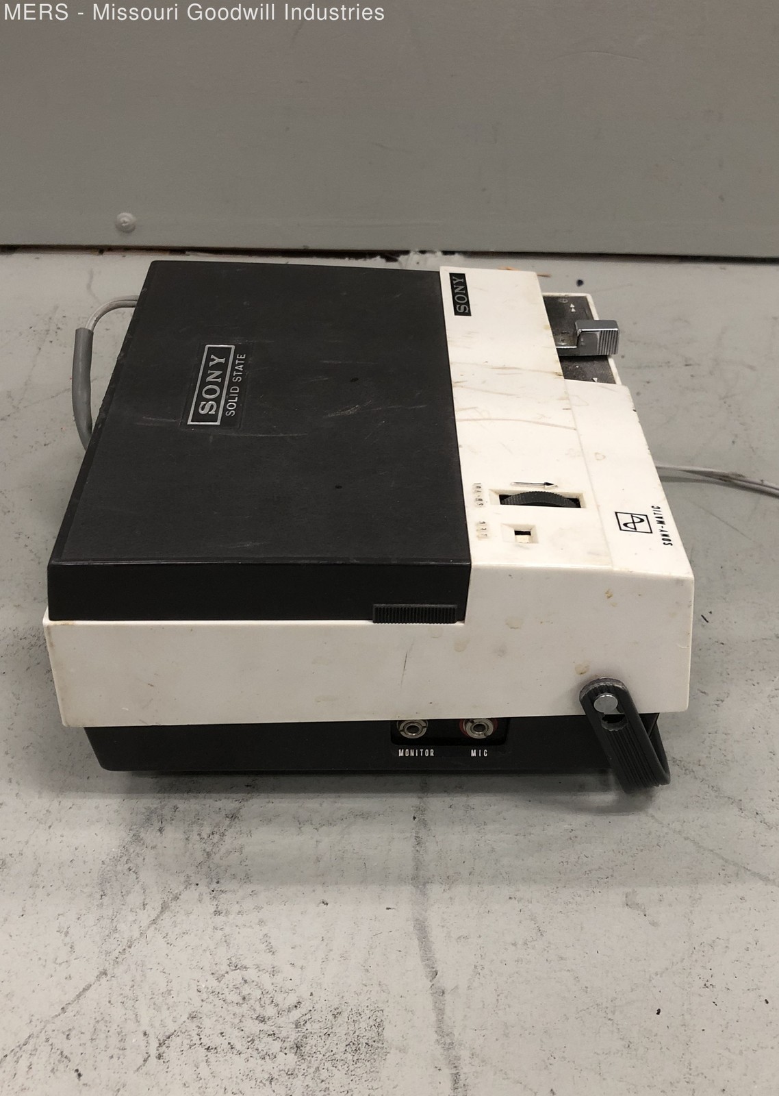 Vintage Sony TC-123 Tapecorder