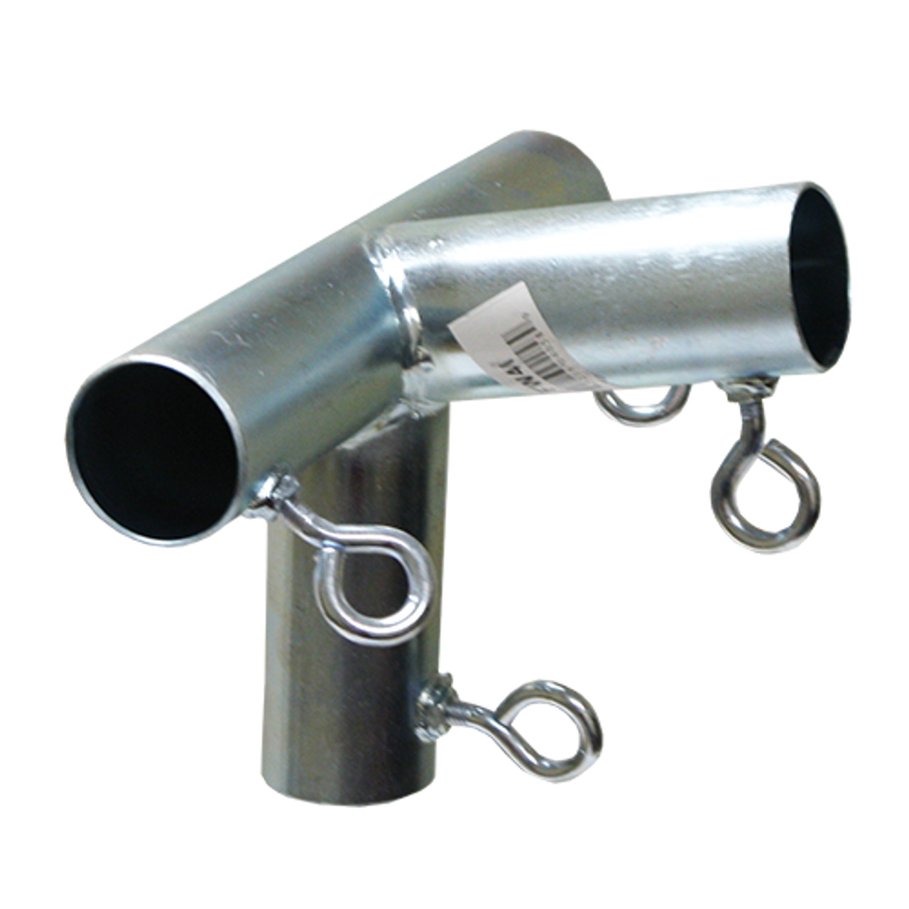 Canopy Fitting-4 Way Low Peak Side Fitting 102°, 16 Gauge Steel (Choose Size)