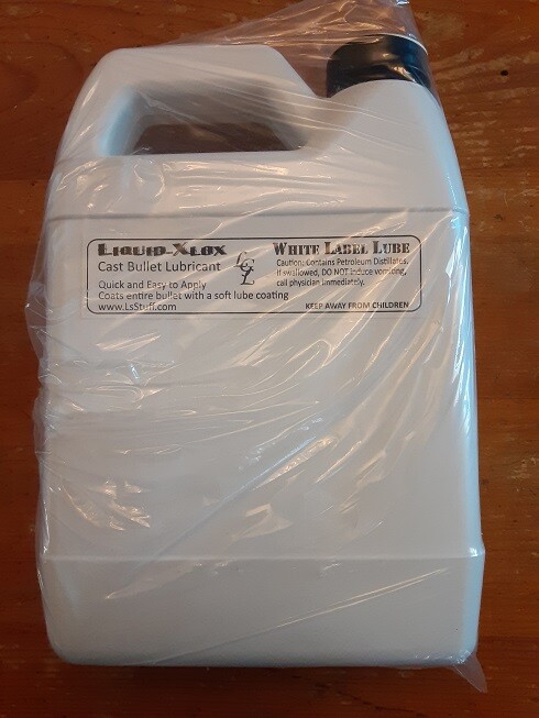 Liquid Xlox Cast Bullet Lube from White Label Lube, 1 quart bottle
