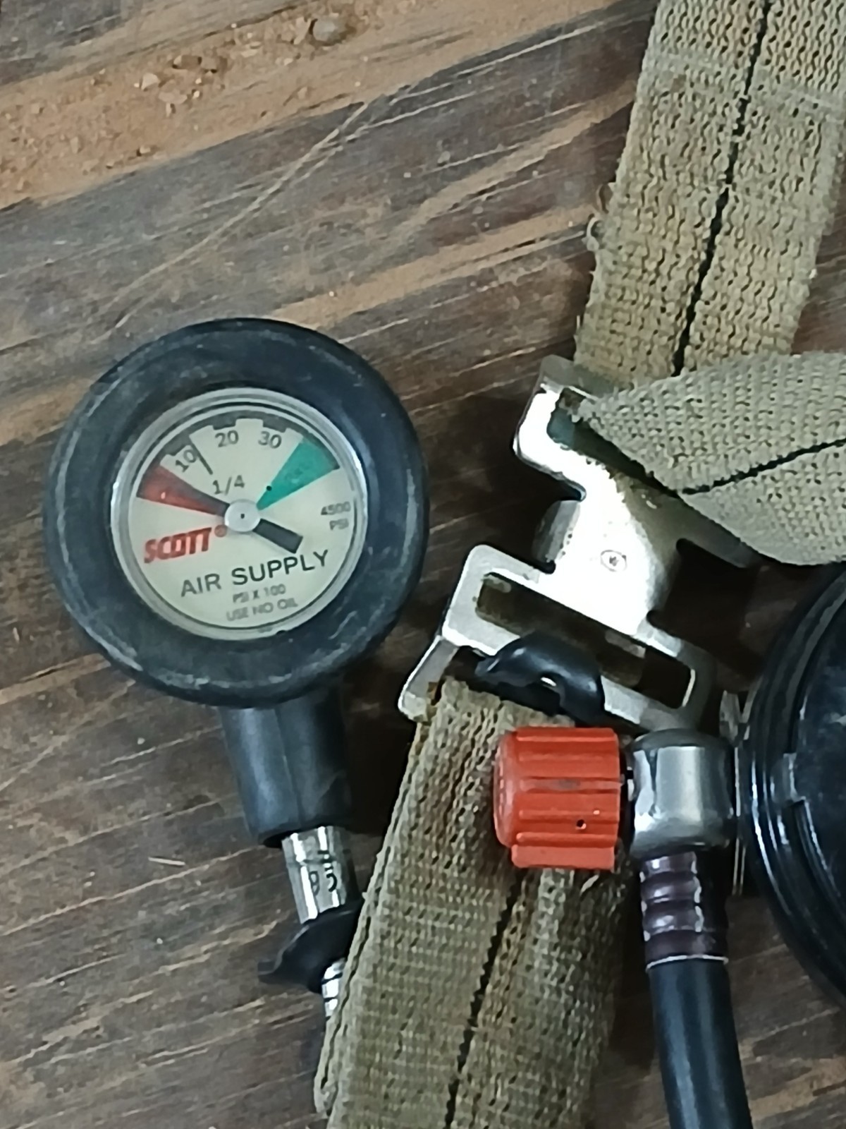 Scott Air Pak 4.5 With Tank, Regulator And Face Mask Tested