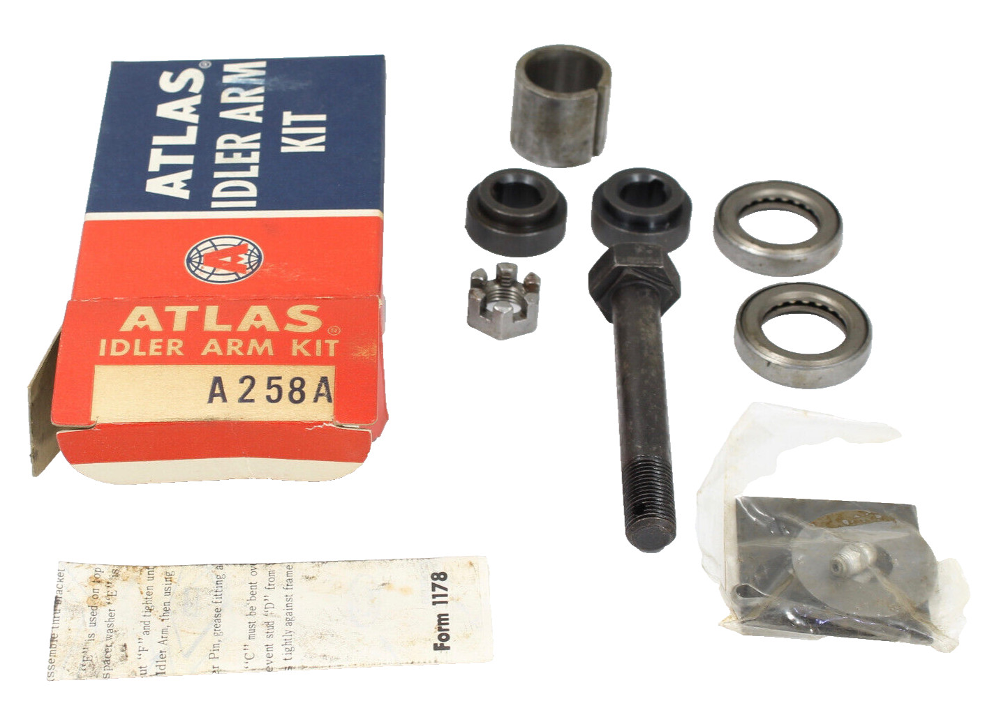 Idler Arm Kit 1957 1958 1959 Chrysler Special Design Atlas Brand ~ K258A ~ A258A