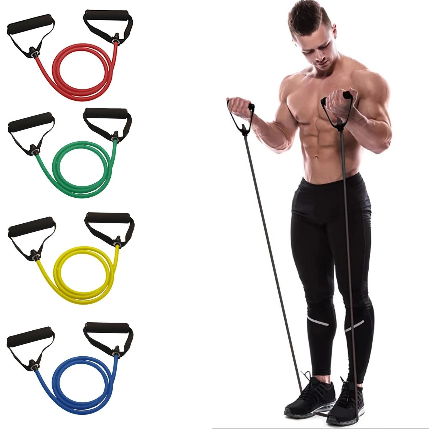 Resistance Bands with Handles, Exercise Bands, Workout Bands with Handles for Me
