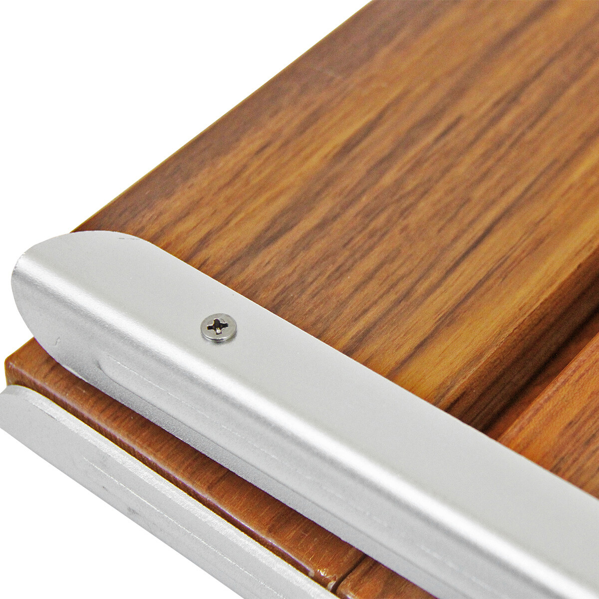 18" ADA Compliant Folding Teak Wood Shower Bench Seat Medical Wall Mount Seat