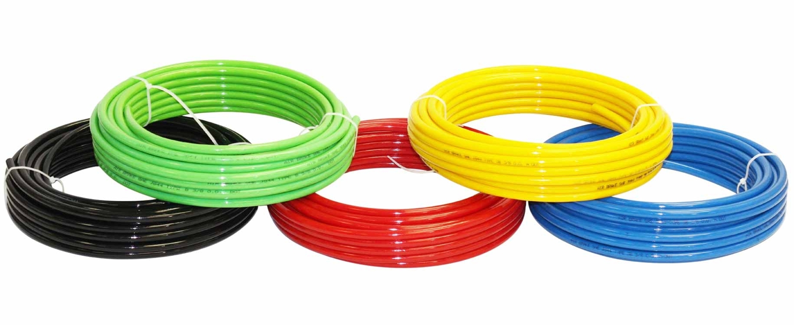 Air Line 1/4" OD x 500' Black SAE J844 Nylon Air Brake Tubing DOT Approved