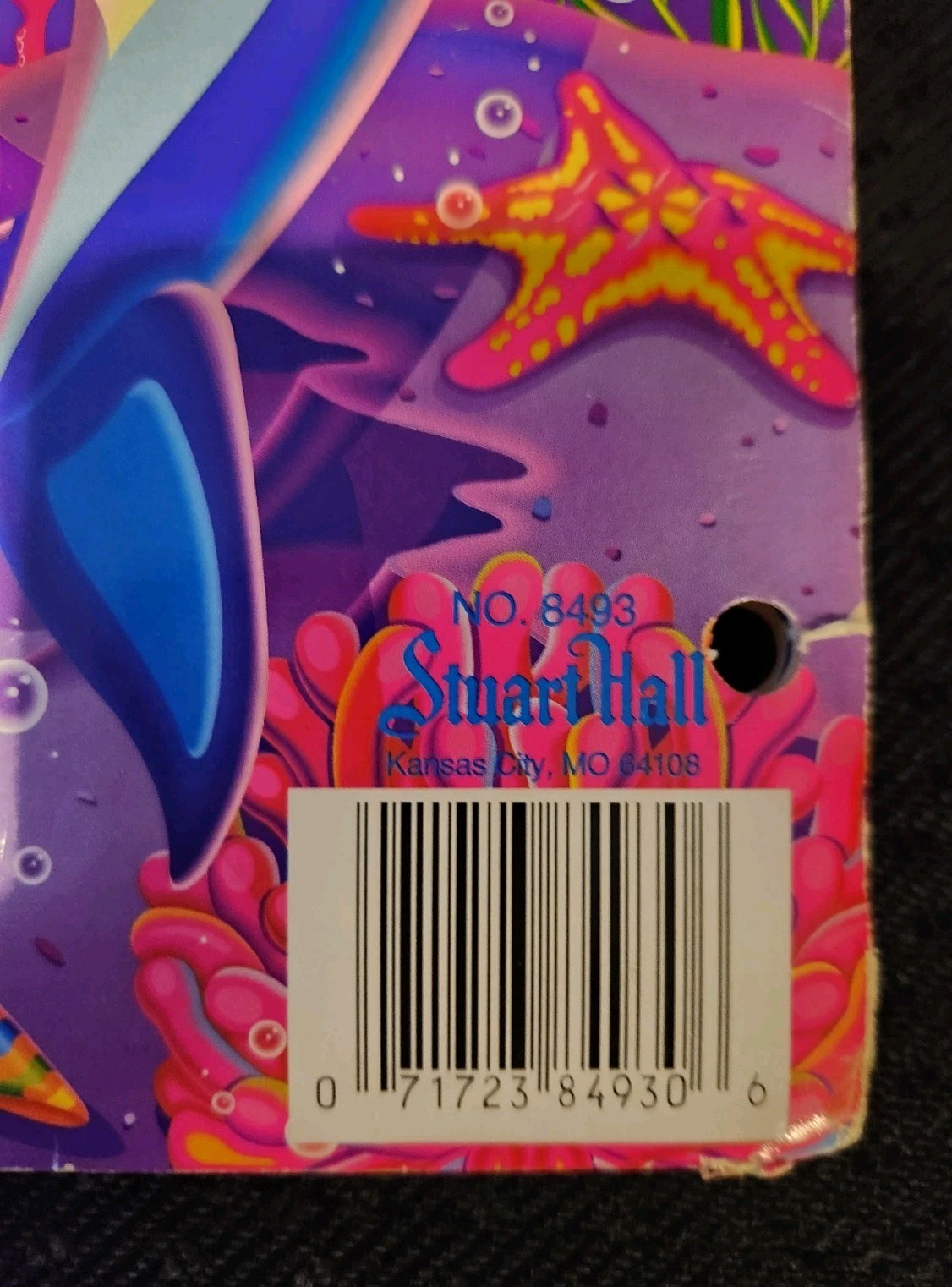 Lisa Frank Singing Dolphins Folder Vintage Fantastic World