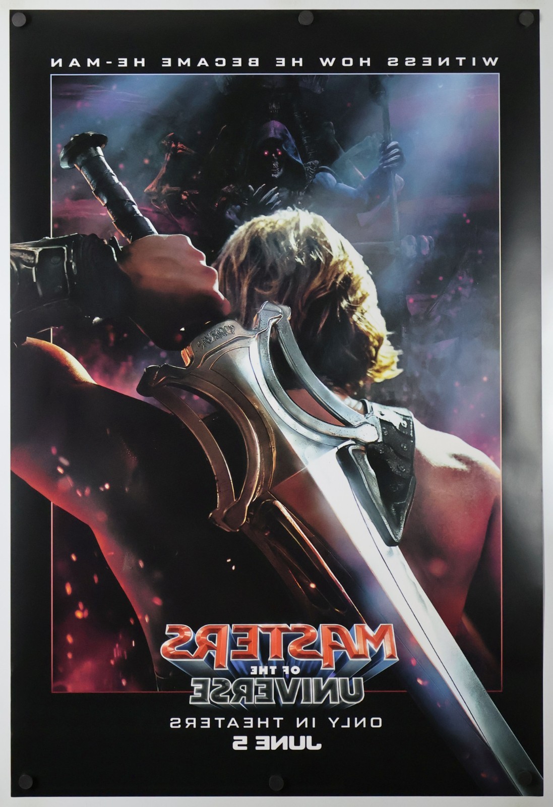 Masters Of The Universe original DS movie poster D/S 27x40 US Adv 2026 He-Man