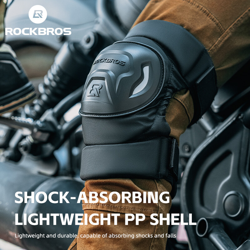 ROCKBROS Motorcycle Knee Pad Windproof Warm EVA Protective Gear Shockproof