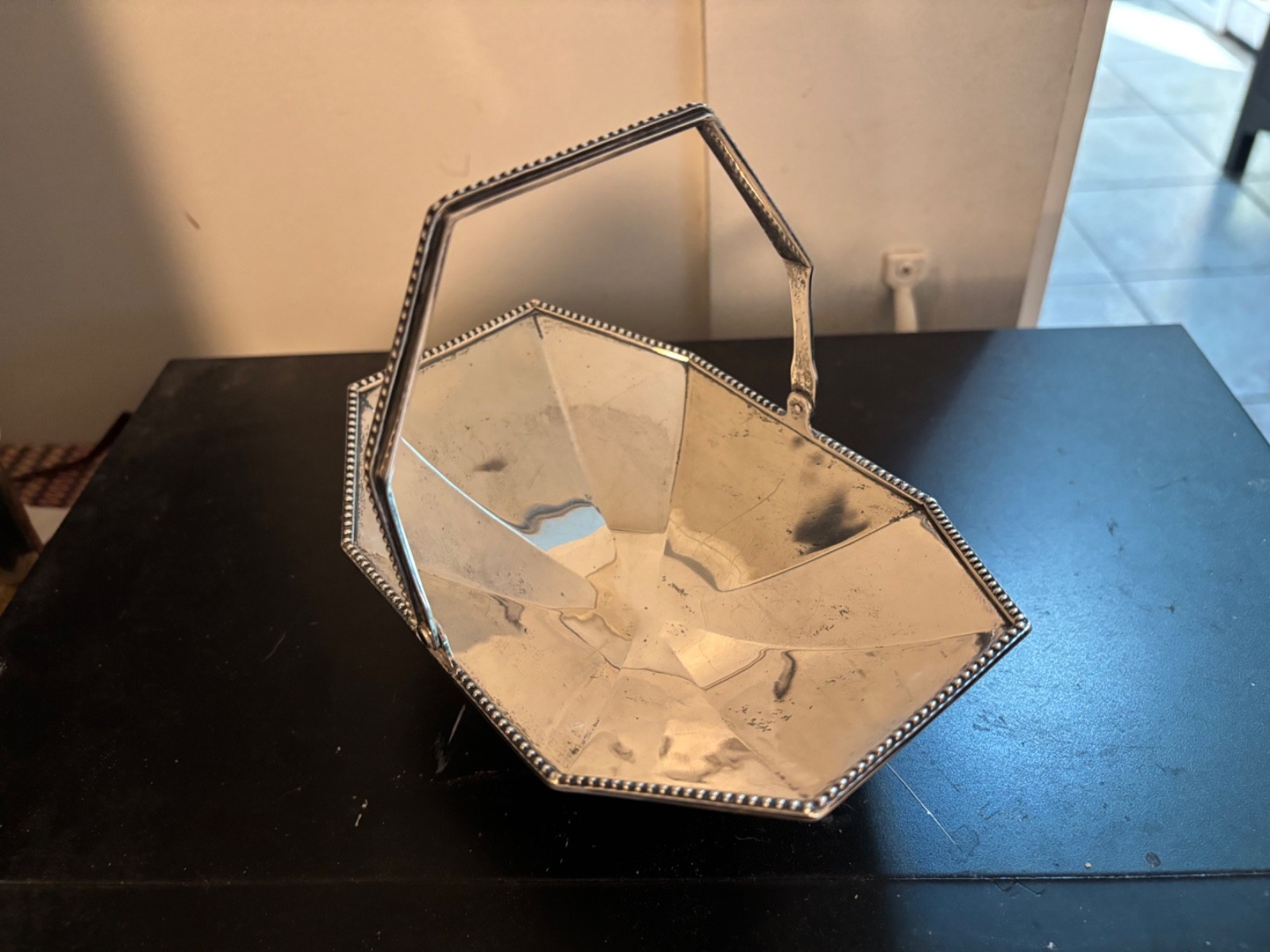 Tiffany Unique Sterling Silver Basket Very Choice Condition 6 1/2 STD Oz