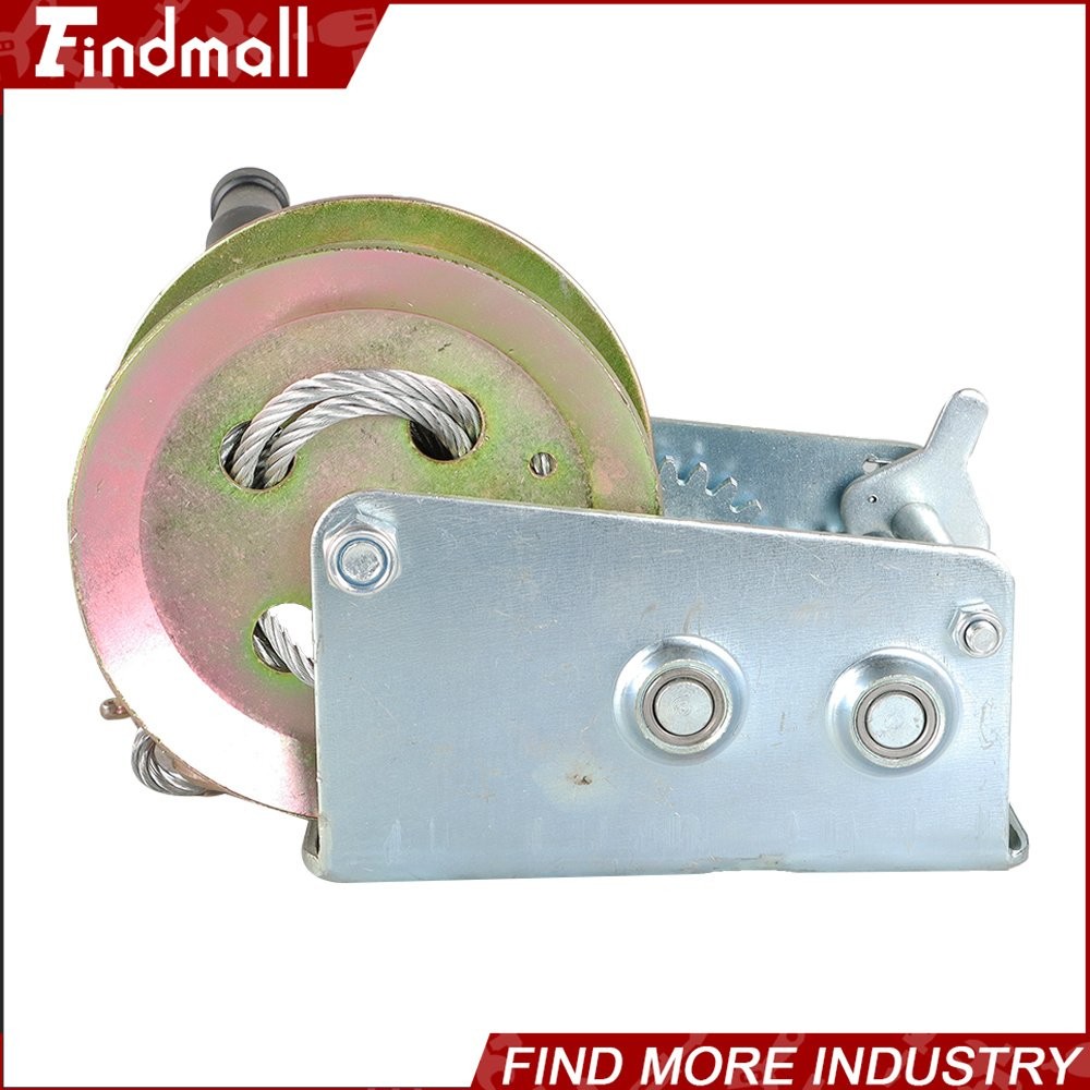 Findmall 3500 lbs Hand Winch With Cable For Trailer Winch Durable Hand Crank