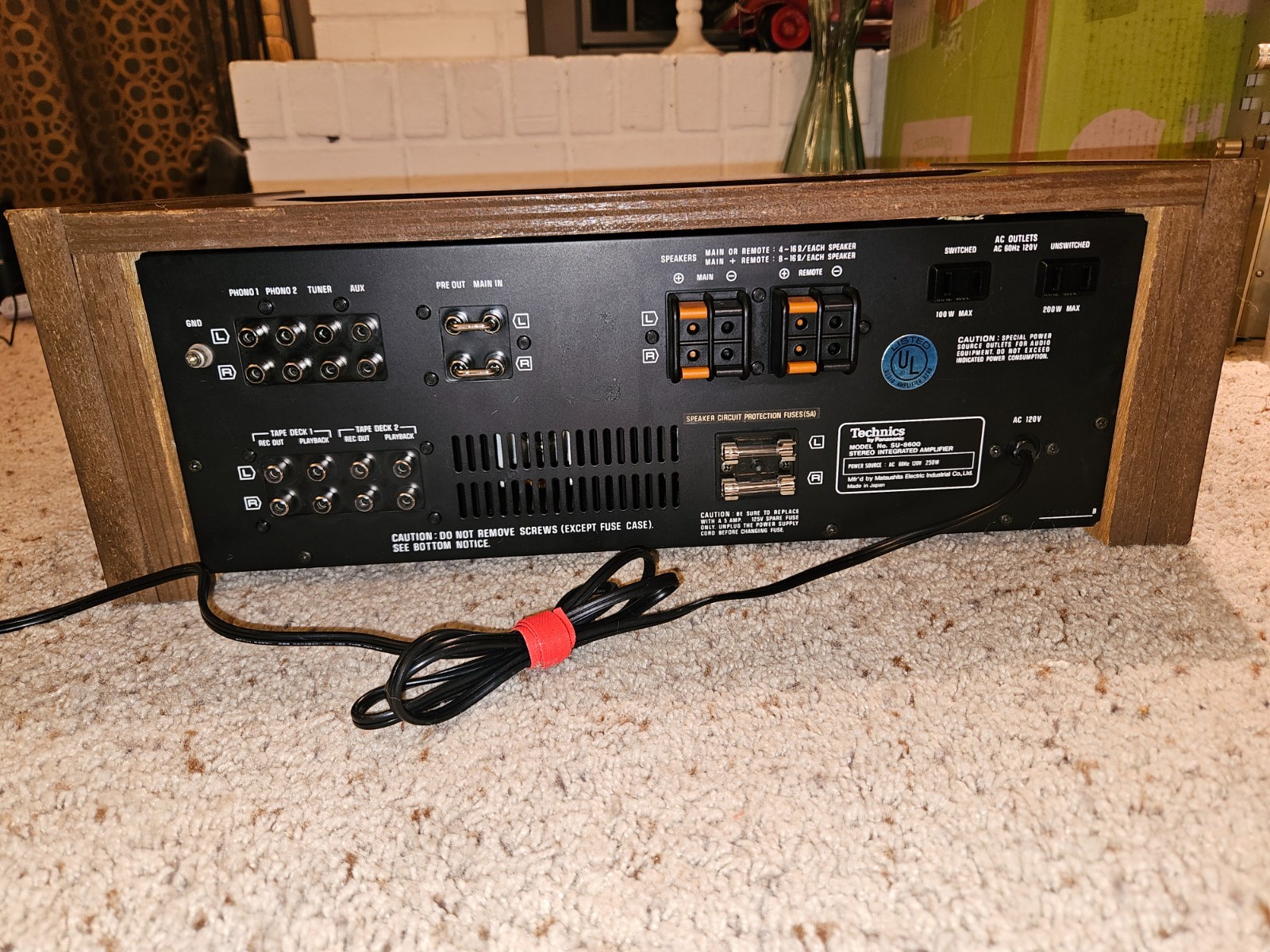 Technics SU-8600 Integrated Amplifier - Fully Serviced, recapped, LED