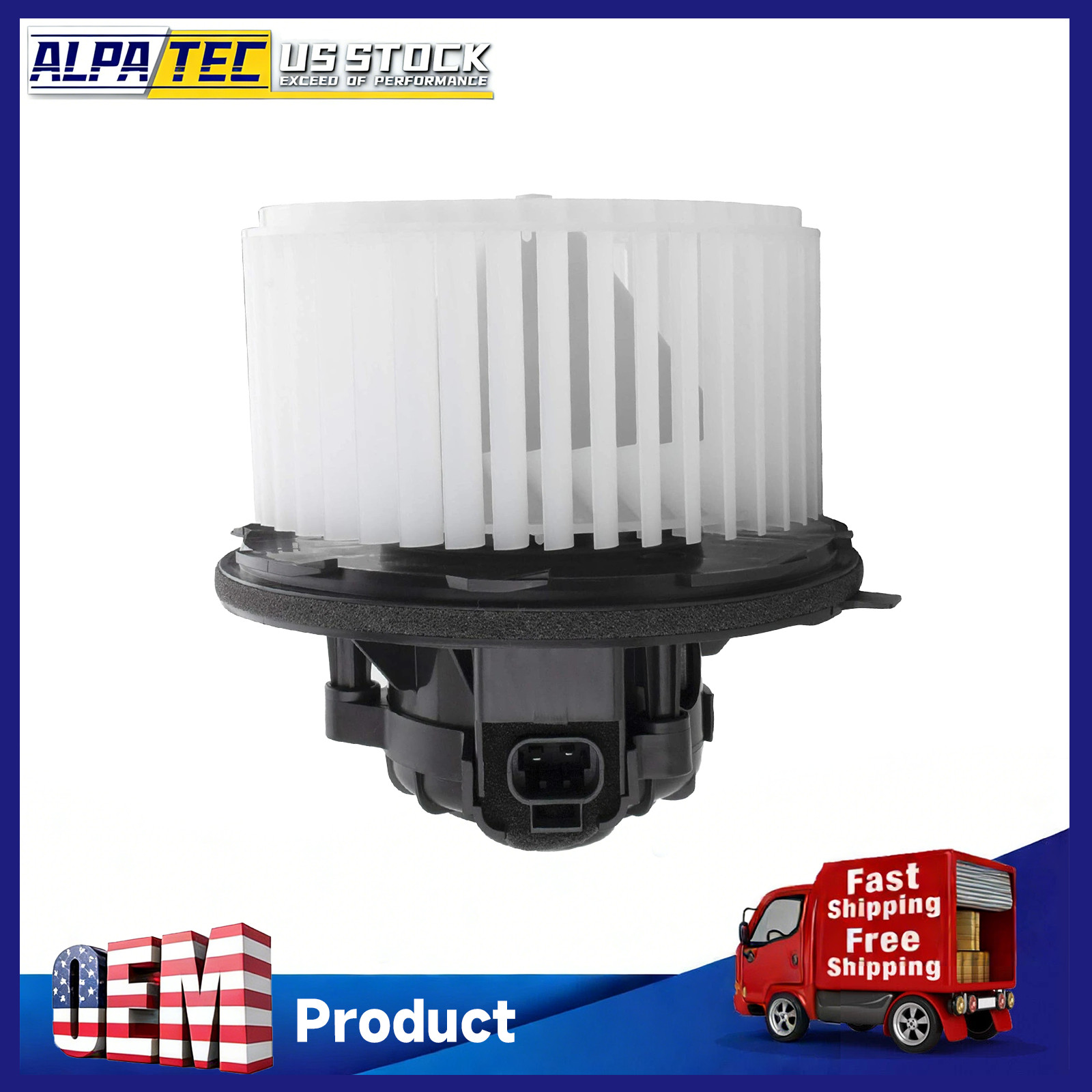 A/C Heater Blower Motor W/ Wheel For 2002-2007 CADILLAC ESCALADE