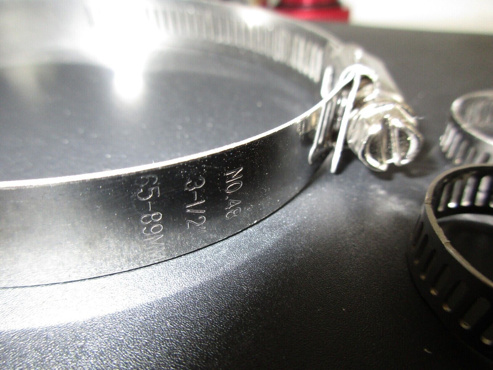 CHROMED ALUMINUM POWER STEERING OVERFLOW REMOTE RESERVOIR 12 oz. UNIVERSAL #9968