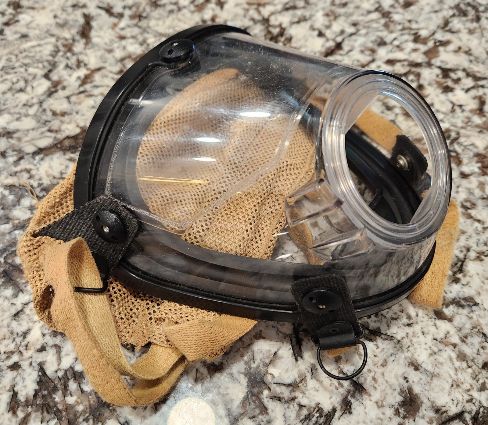 Scott O-Vista Facepiece 803921-02 USED GOOD condition SZ Large SCBA