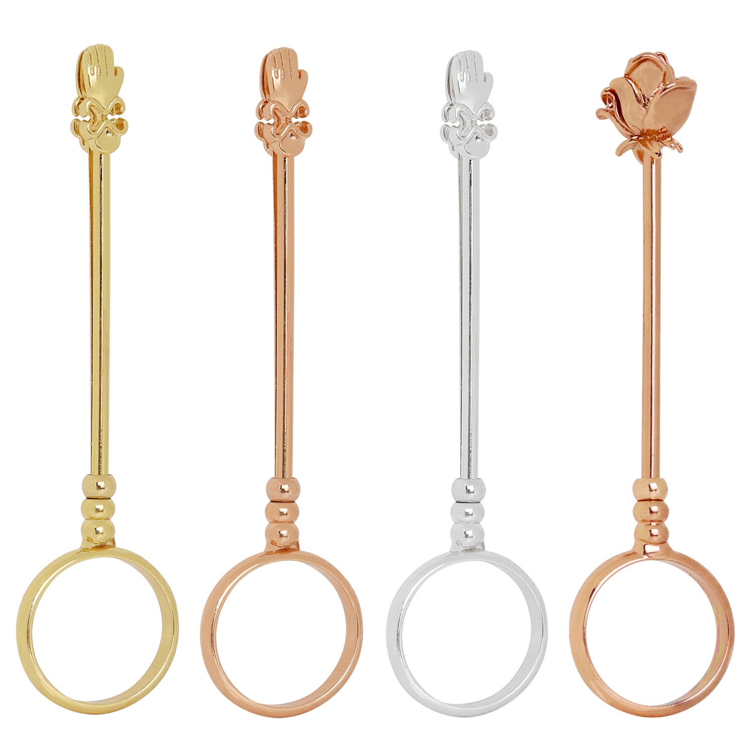 Cigarette Holder Ring Elegant Finger Holder Ring for Lady Smoker Smoke Holder