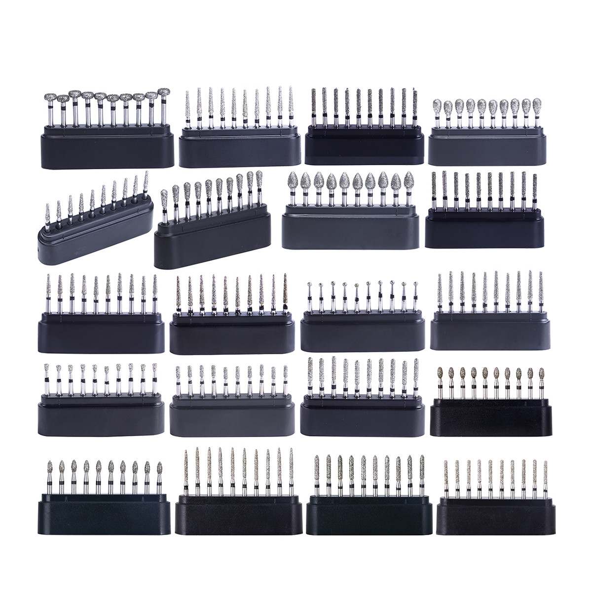 10Pcs/Pack AZDENT Dental Diamond Burs FG Super Coarse for High Speed Handpiece