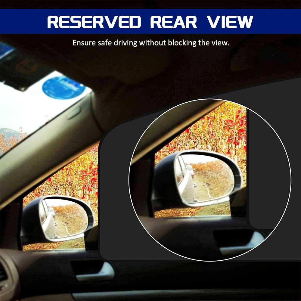 4 Pack Magnetic Car Window Sun Shade Cover Front Rear Shield UV Block Protection