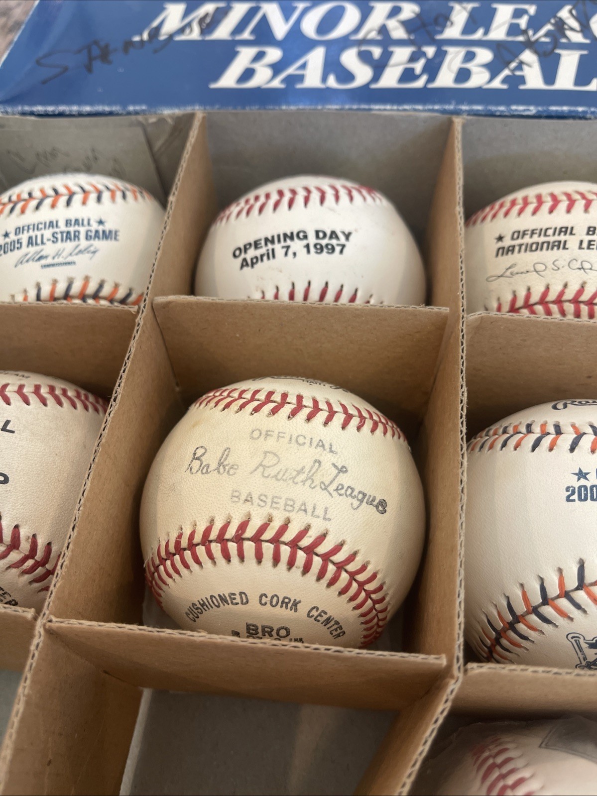 10 Rawlings Official Game Balls Minor League Baseballs Arizona Fall League W/Box