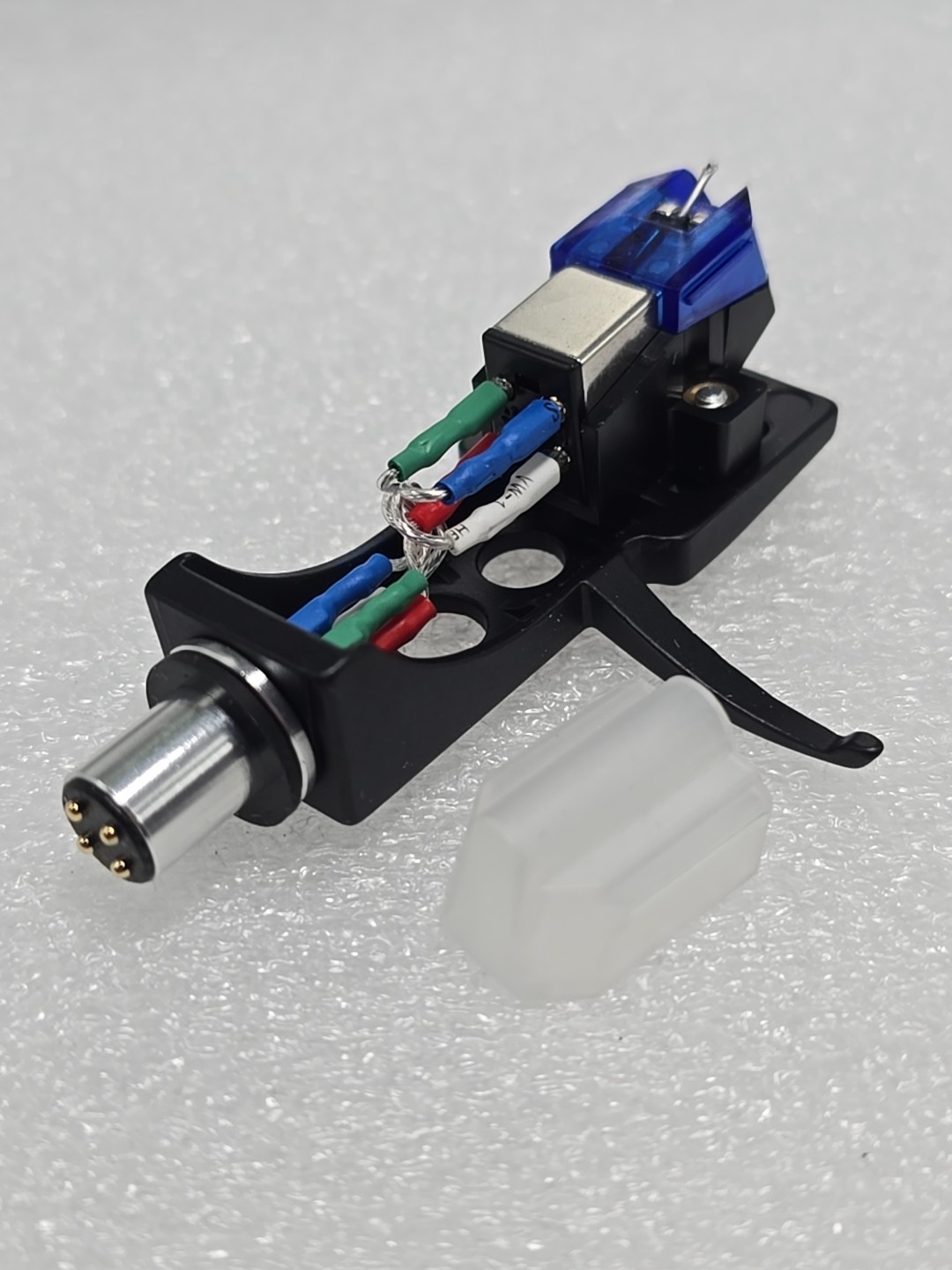 Audio-Technica AT-VM95E Cartridge with Black Headshell Generic Elliptical Stylus