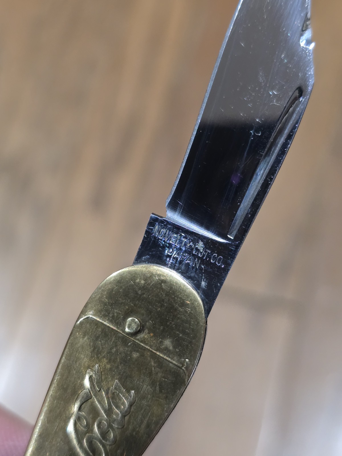 Vintage Pepsi Cola Pocket Knife Brass Lady's Leg Boot Bottle Opener