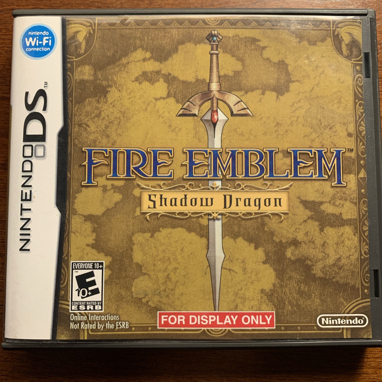 Fire Emblem Shadow Dragon Nintendo DS Replacement Case ONLY No Game -For Display