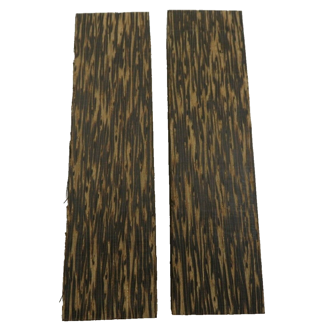 Black Palm Knife Scale/Tool Handle Blanks Book Matched Set 5" x 1-1/2" x 3/8"