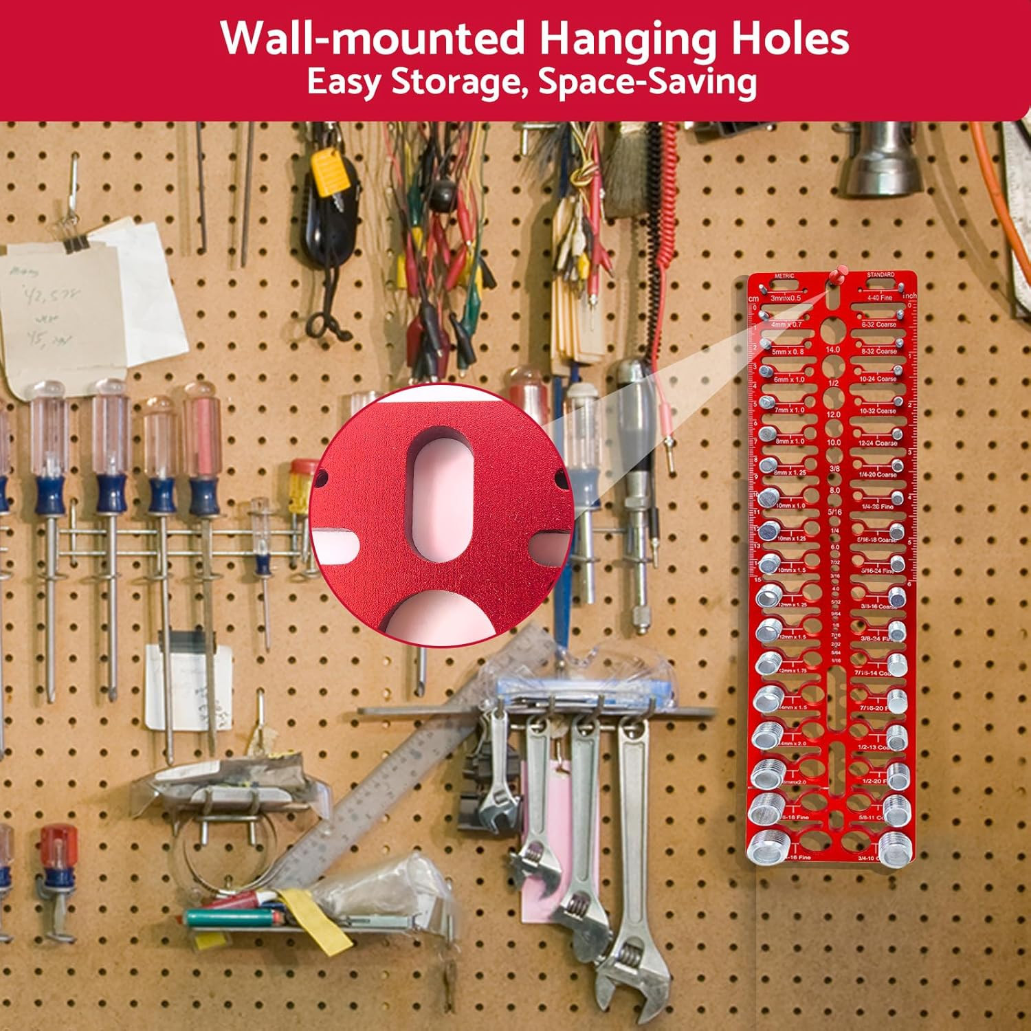 55 Nut and Bolt Thread Checker Thread Checker Standard and Metric