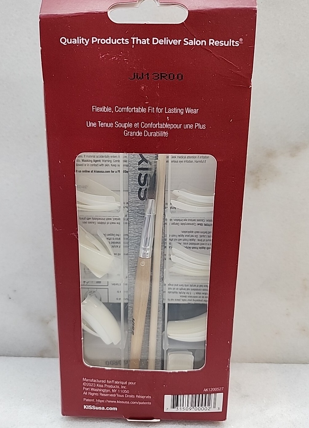 1-,KISS Complete Salon PROFESSIONAL ACRYLIC KIT #ak120 60 Tips