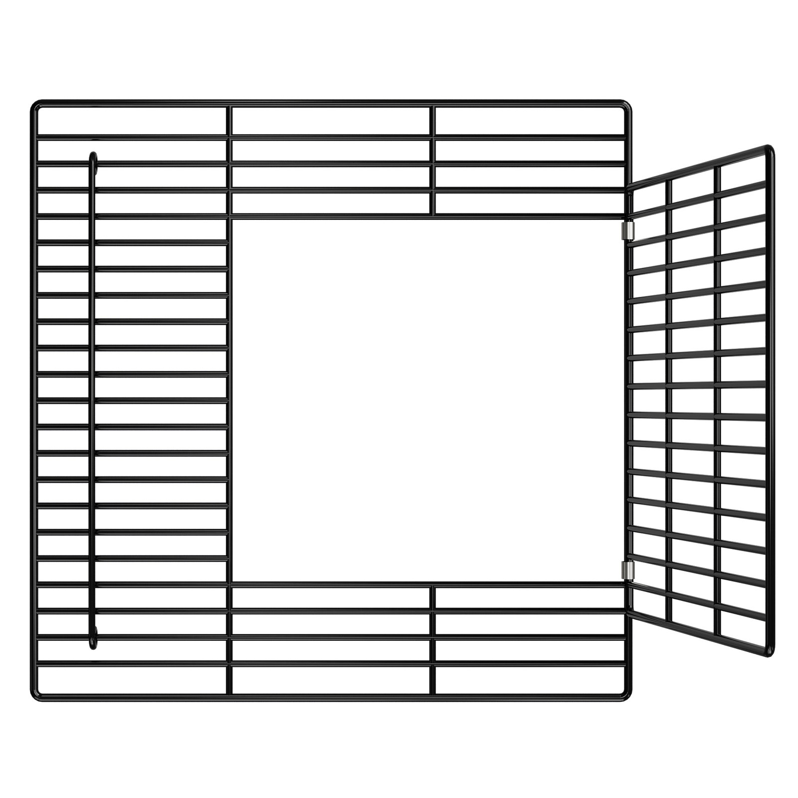Large Cat Cage Enclosure Metal Wire 4-Tier Kennel DIY Playpen Catio with Hammock