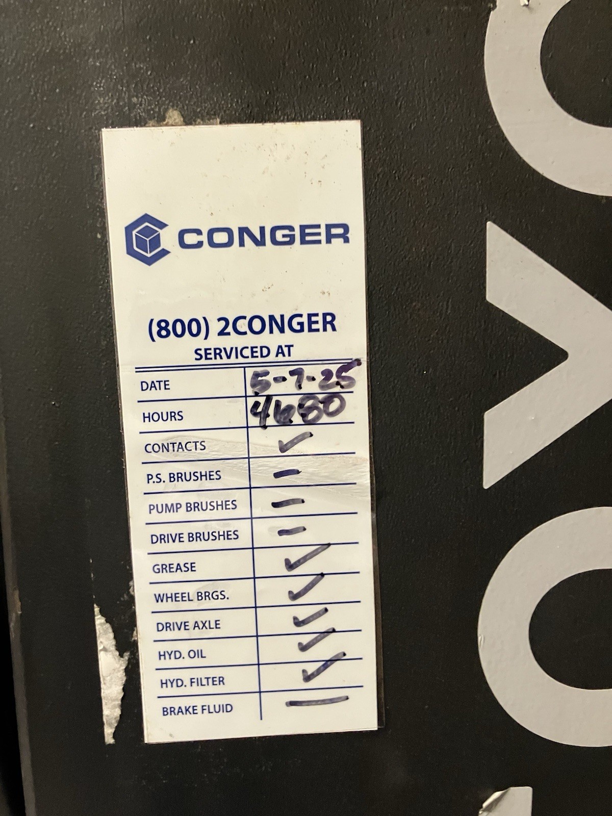 2019 Toyota 3500 LB Reach Forklift 211 Max Lift Model # 9BRU18