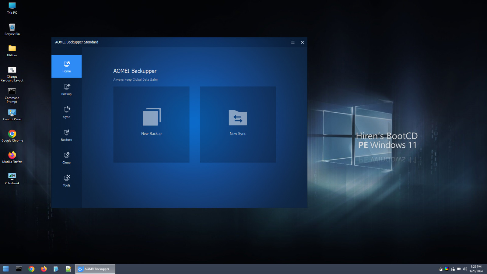 Hiren's Boot PC Repair/Recovery/Tools/Password/Antivirus Computer Fix Utility