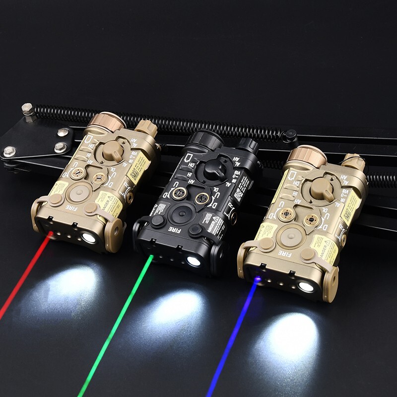 WADSN Tactical Metal NGAL Red Green Dot Laser Sight IR Ray Hunting Weapon Laser