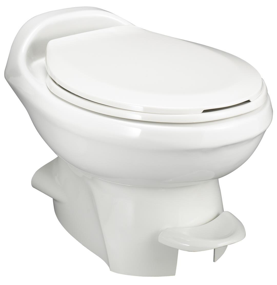 Thetford 34433 Full Bowl Flush RV Toilet, 12-15/16" Seat