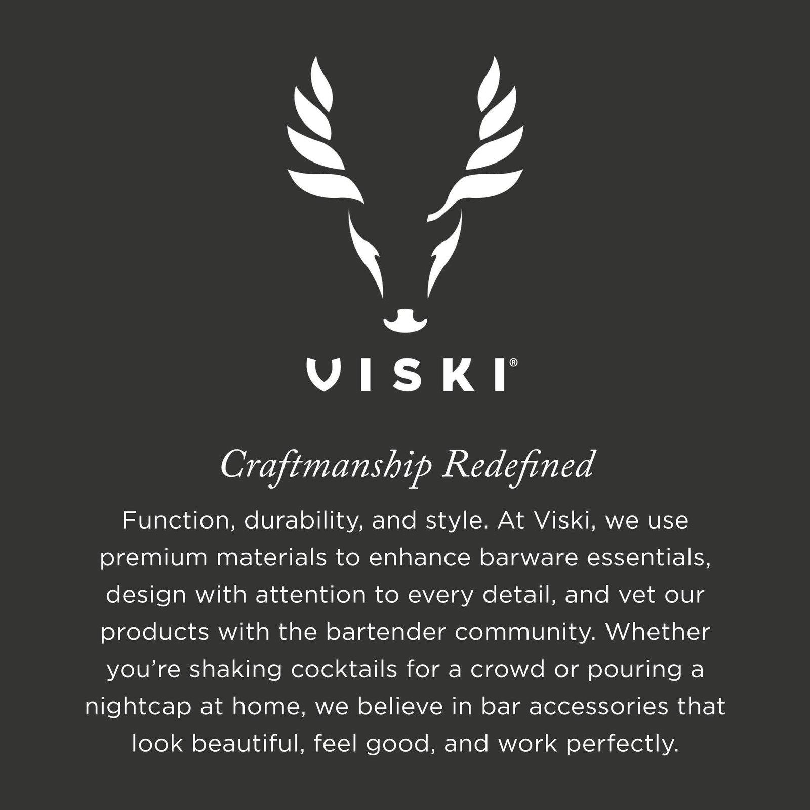 Viski Gunmetal Weighted Stainless Steel Barspoon, Japanese Twisted Stem Handl...