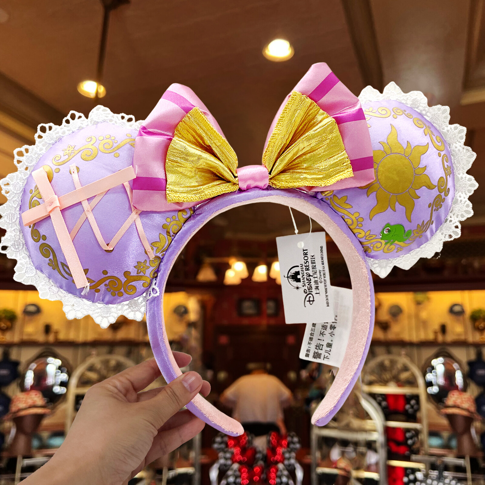 2024 Disney-Parks Rapunzel Tangled Pascal Mickey Mouse Ears Minnie Headband
