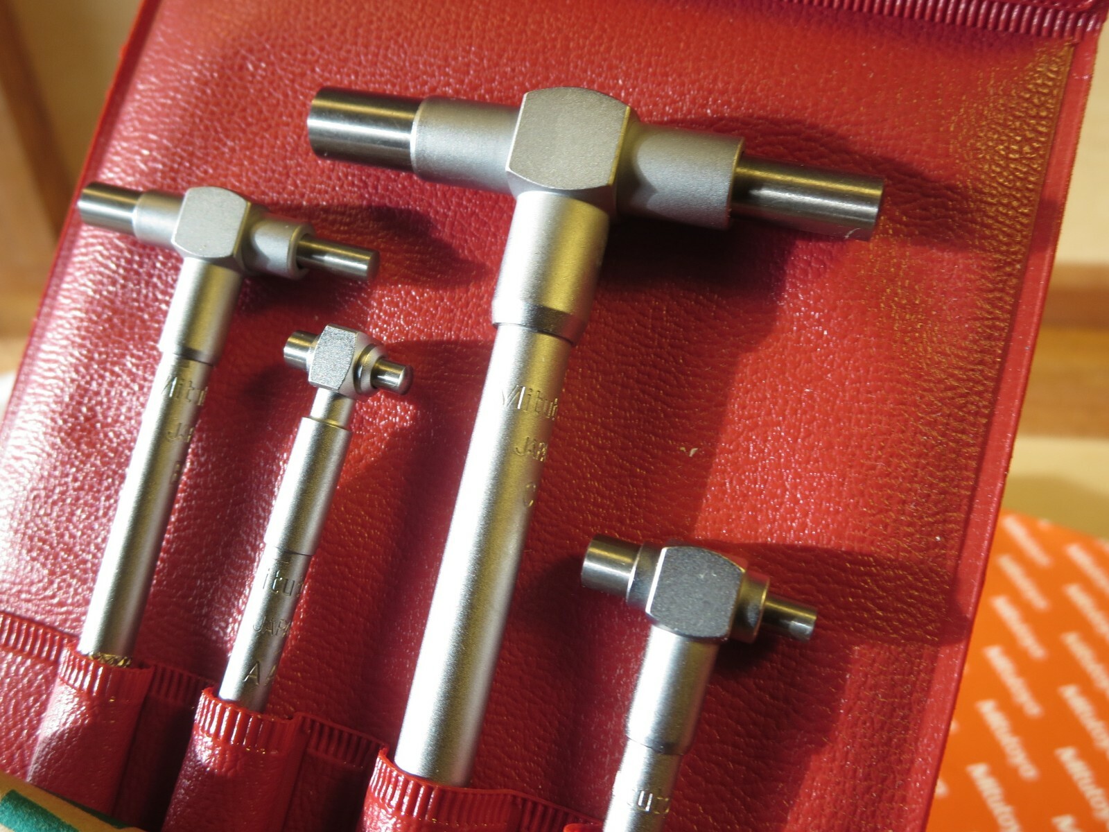 Mitutoyo  155-907 4pc. Telescoping gage set w/ form fit pouch Japan