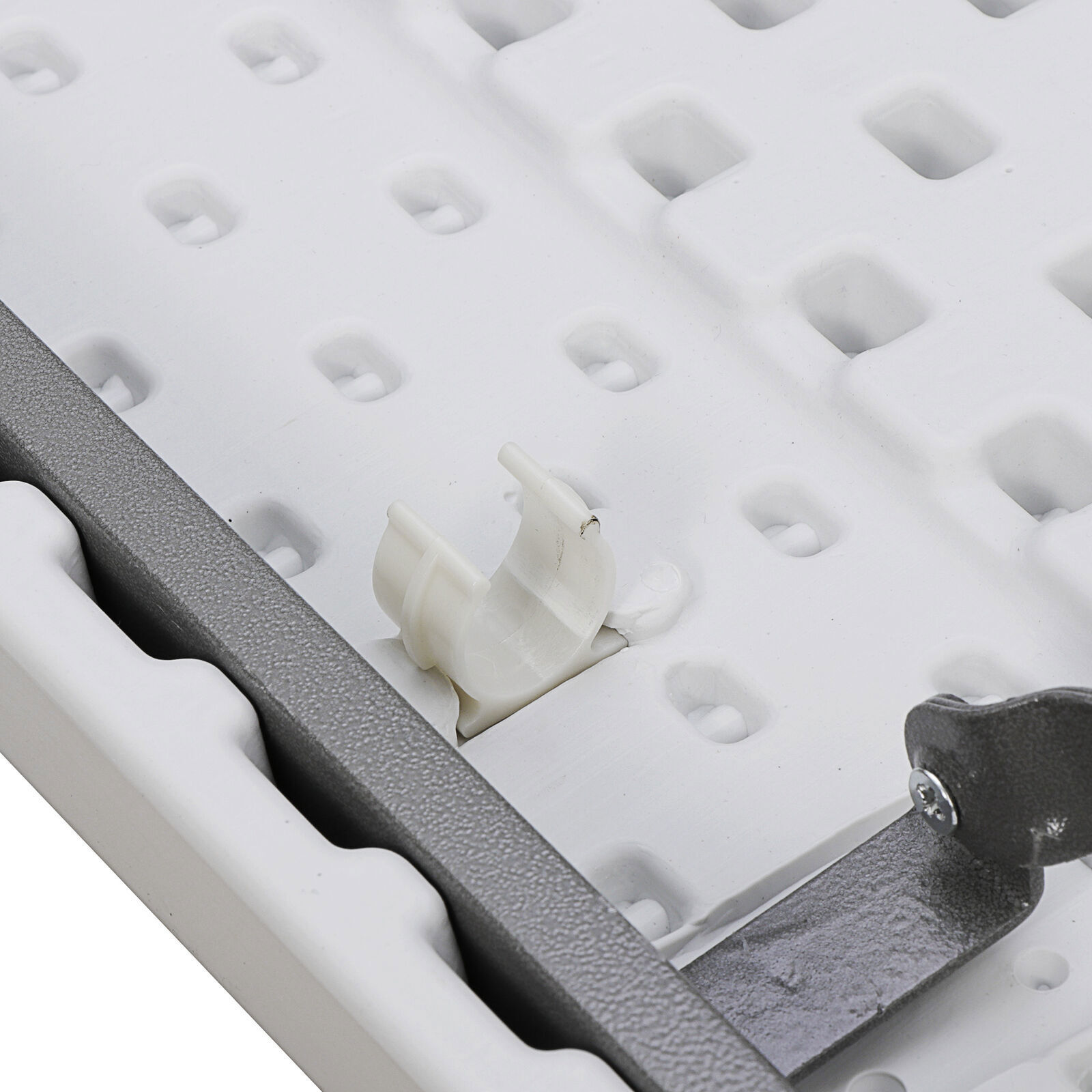 3 ft Heavy Duty Portable Plastic Folding Table Square Card Utility Table White