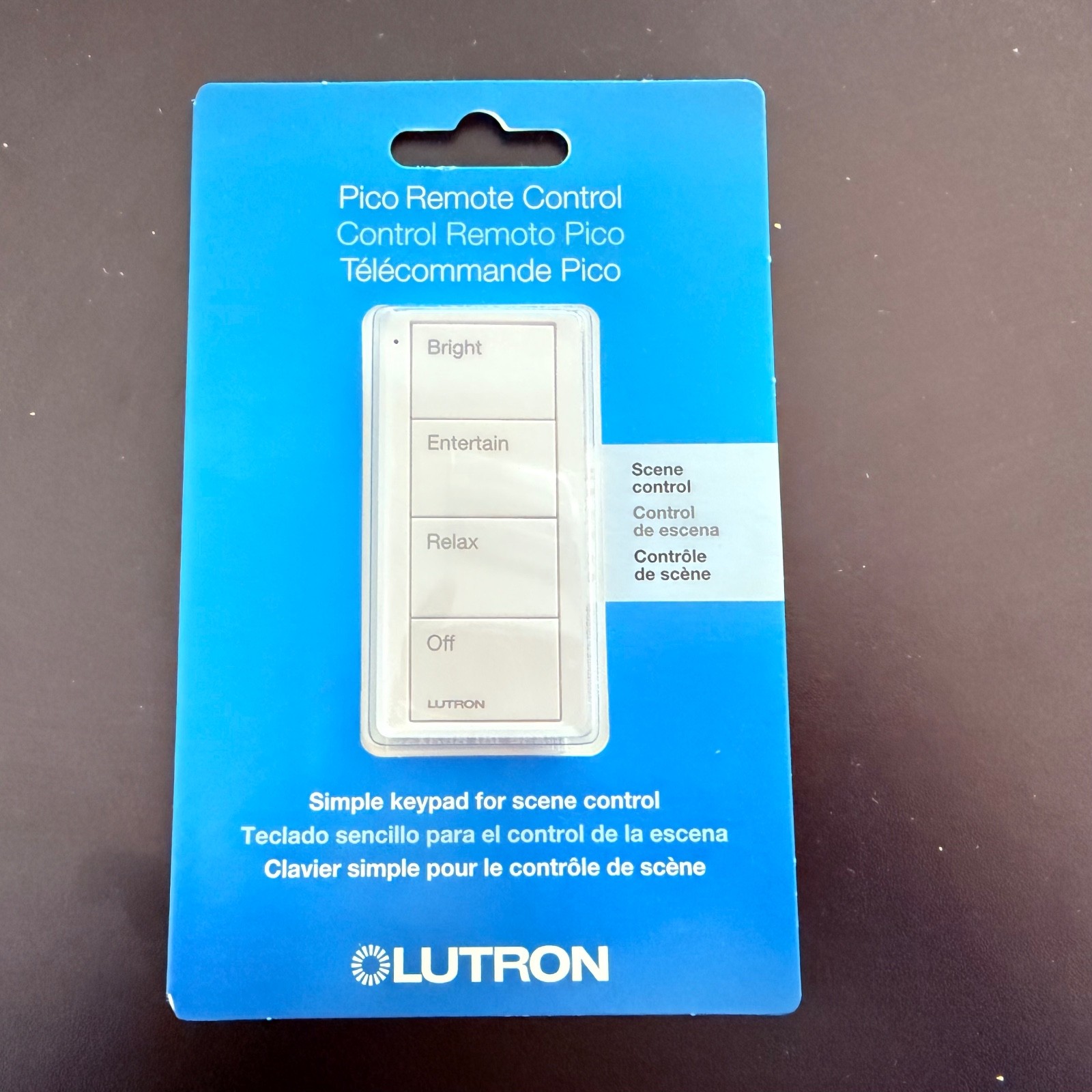 Lutron Pico PJ2-4B-GWH-P03 4-Button Wireless Remote - White - NEW