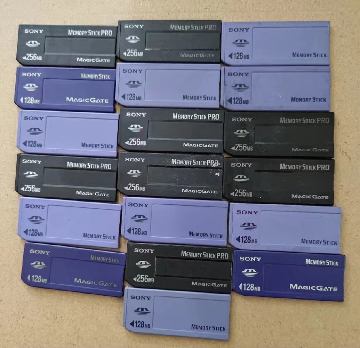 256MB/128/8MB For Sony Memory Stick MS Card, Long MS, For Sony Camera Old Model