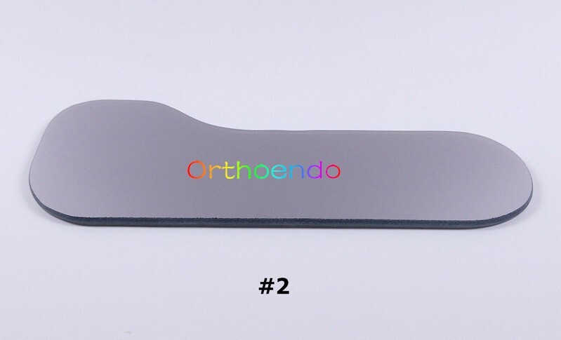 1Set/5Pc Dental Ortho Mouth Mirror Intraoral Photographic Reflector Glass Mirror