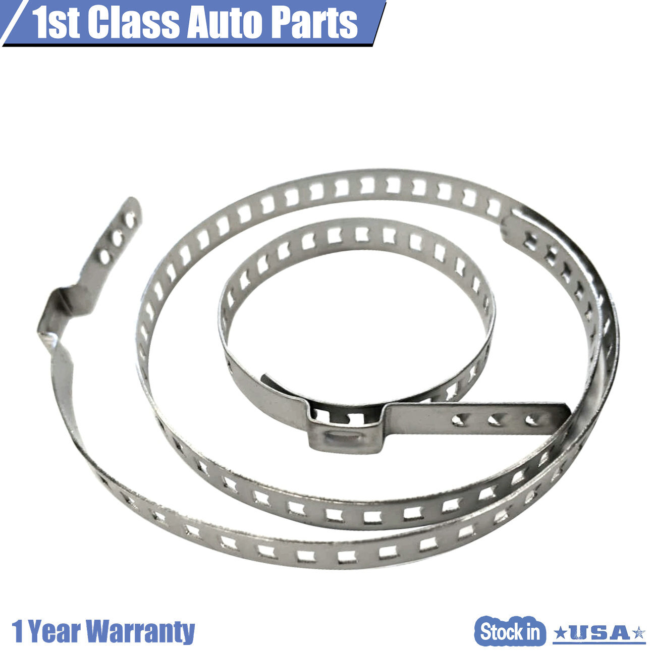 10 Pcs Universal Adjustable Axle CV Joint Boot Crimp Clamps Large&Small Kits