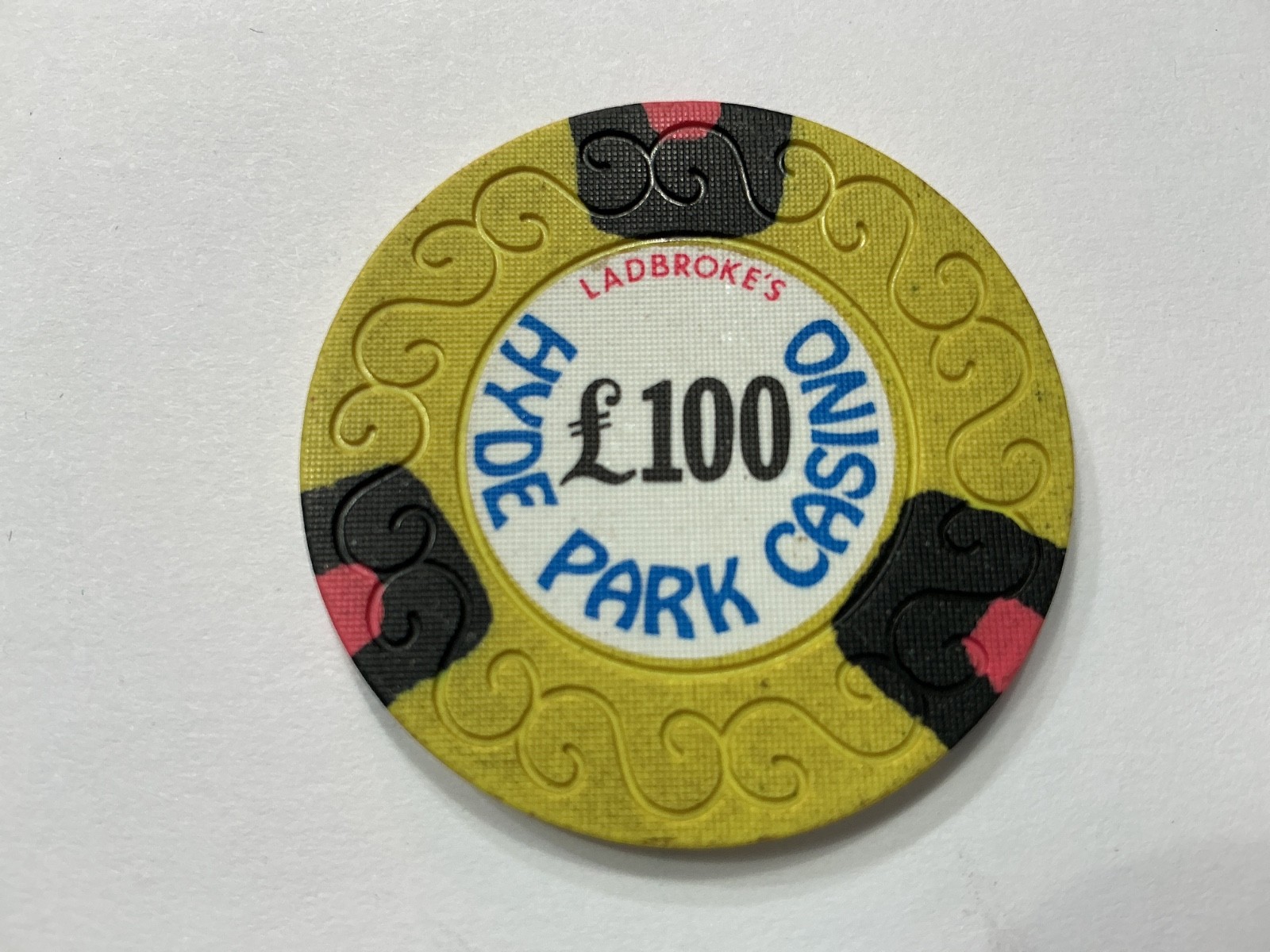 £100 Ladbroke’s Hyde Park Casino, London