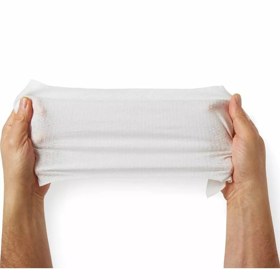 12-Packs Medline FitRight Personal Cleansing Cloths 8" x 10" Aloe Scented