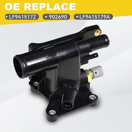 LF941517Z 902690 Engine Coolant Thermostat Housing Assembly for Mazda 3 5 6 CX