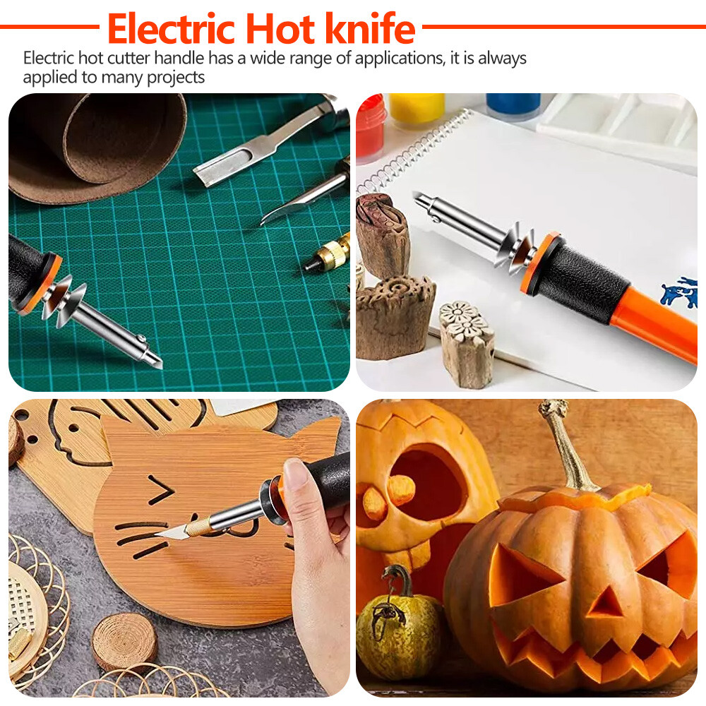 22 Pieces Electric Hot Knife Cutter Tool Kit Include Heat Cutter Multipurpose St
