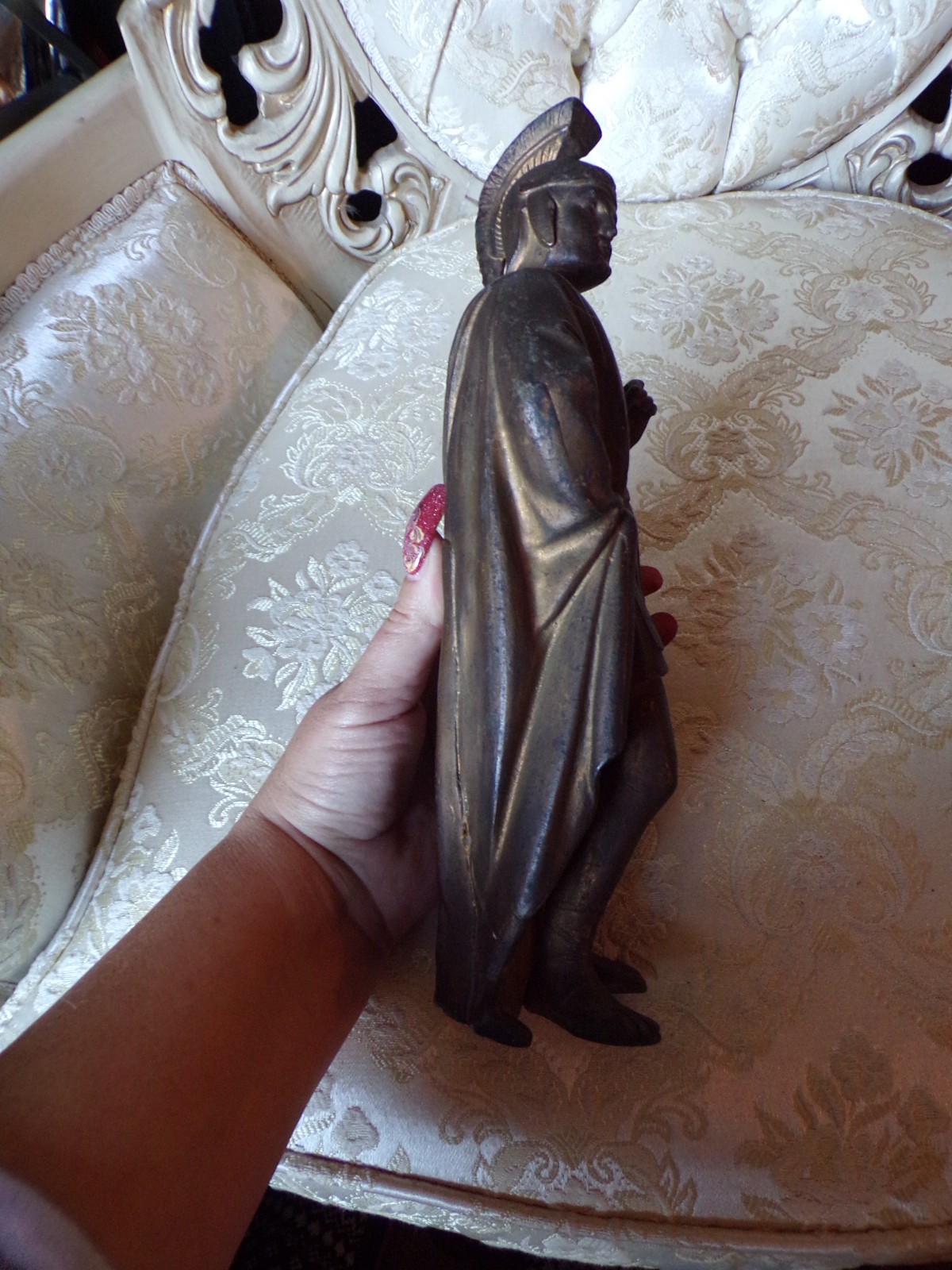 Antique Bronze Roman Solider