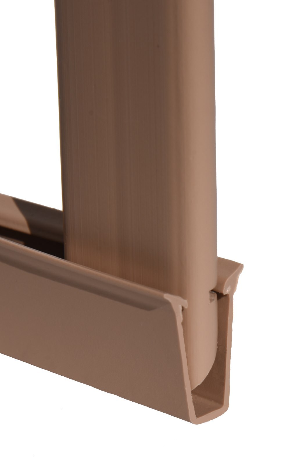 Chain Link Privacy Slat Bottom Locking Device Channel - 9 Colors