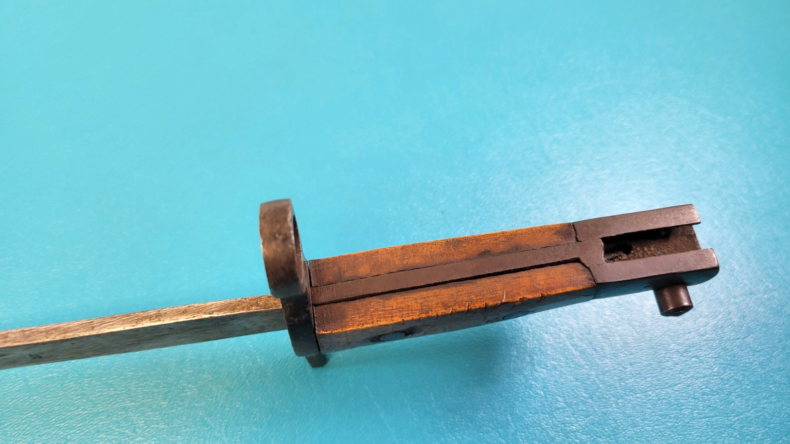 Late War WWII Japanese Type 30 Training Bayonet Pommel # 12 TR685